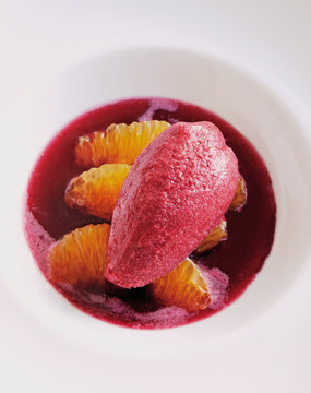 sorbet sirop de vin