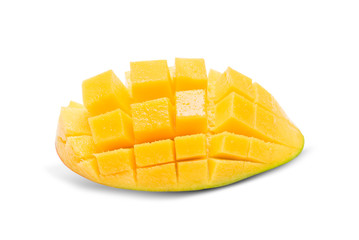 Mango isolated on white