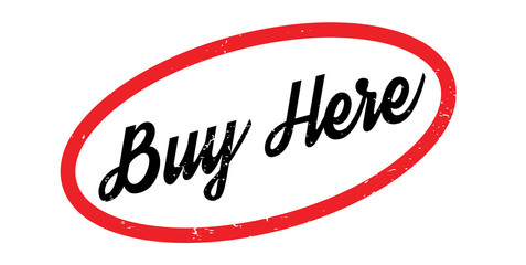 Buy Here rubber stamp. Grunge design with dust scratches. Effects can be easily removed for a clean, crisp look. Color is easily changed.