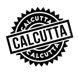Calcutta rubber stamp. Grunge design with dust scratches. Effects can be easily removed for a clean, crisp look. Color is easily changed.
