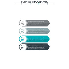 Business data, chart. Abstract elements of graph, diagram with 4 steps, strategy, options, parts or processes. Vector business template for presentation. Creative concept for infographic