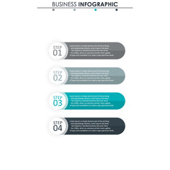 Business data, chart. Abstract elements of graph, diagram with 4 steps, strategy, options, parts or processes. Vector business template for presentation. Creative concept for infographic
