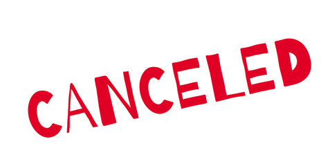 Canceled rubber stamp. Grunge design with dust scratches. Effects can be easily removed for a clean, crisp look. Color is easily changed.