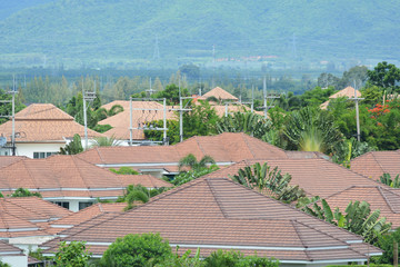 Fototapeta premium roofs, patterns