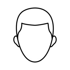 Businessman avatar cartoon icon vector illustration graphic design