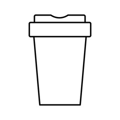 Cup to go icon vector illustration graphic design