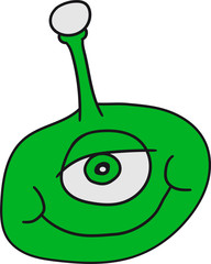 gesicht lustig kopf comic cartoon süß niedlich klein horror halloween grusel ausserirdischer grey cool aliens Ufo