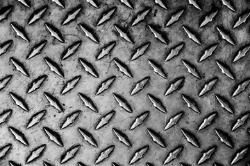 B&W Steal surface wall background or texture