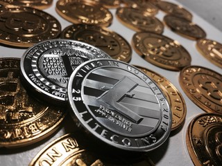 Litecoin coin concept