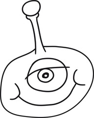 gesicht lustig kopf comic cartoon süß niedlich klein horror halloween grusel ausserirdischer grey cool aliens Ufo