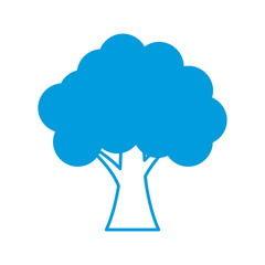 Tree eco symbol icon vector illustration graphic design