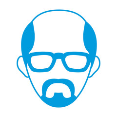 Businessman avatar cartoon icon vector illustration graphic design