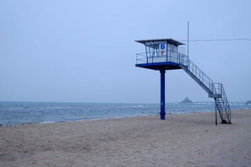 Ostseestrand im Winter