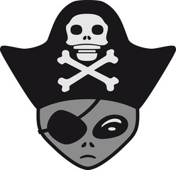 gesicht kopf pirat kostüm säbel seefahrer schiff groß horror halloween grusel ausserirdischer grey cool aliens Ufo