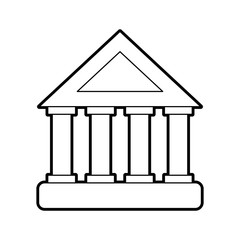 bank building investment financial concept vector illustration