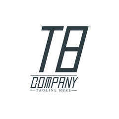Initial Letter TB Design Logo Template