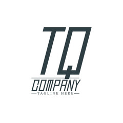 Initial Letter TQ Design Logo Template