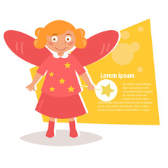 Child costume for Halloween. Vector.