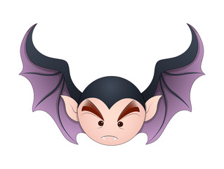Funny Vampire Bat Vector