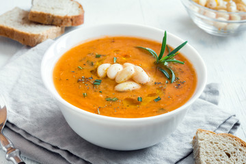 Bean and vegetable soup