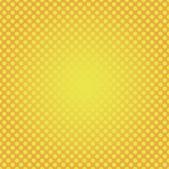 Comic retro background. Yellow dots flash. Vector illustration.