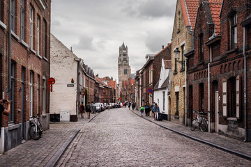 Fototapeta na wymiar Old Town of Bruges, Belgium