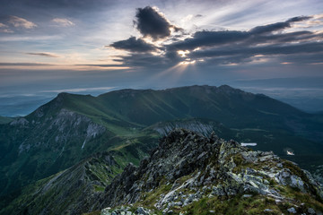 Widok z Jagnięcego Szczytu ,Tatry Słowackie. © Adam Olszowski