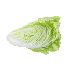 fresh chinese cabbage isolated on a white background