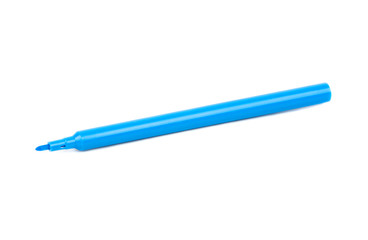 Blue felt pen