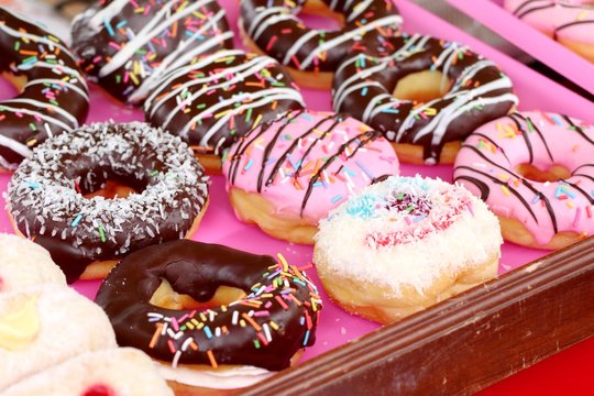 donuts at street food