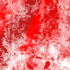 Scruffy Blood Red Abstract Wall Texture Design