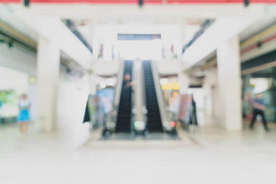 abstract blur and defocused in luxury shopping mall and retail store