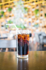 a glass of cola