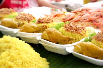 biryani rice with chicken