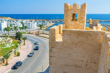 Fotobehang The towers of Ribat in Monastir © efesenko