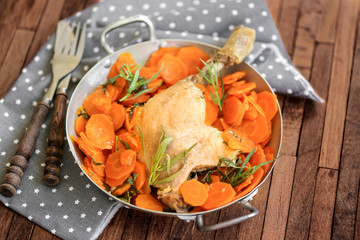 cuisse de canard carottes et estragon 6