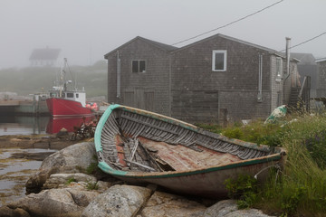 Fishing boats in Peggys Cove
