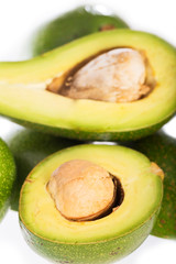 Avocado isolated on a white background