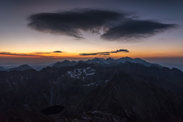 Wschód słońca na Krywaniu,Słowacja. © Adam Olszowski