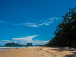 sea , sand  and blue sky