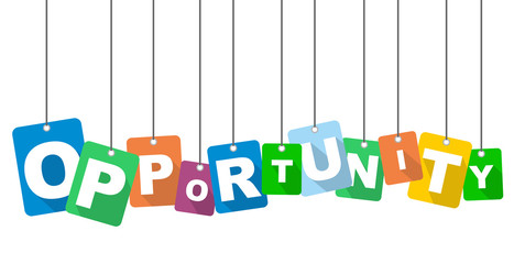 Colorful vector flat design background opportunity. It is well adapted for web design.