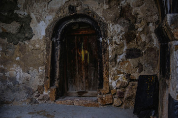 Fototapeta na wymiar old door in Church
