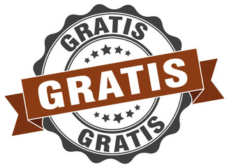 gratis stamp. sign. seal