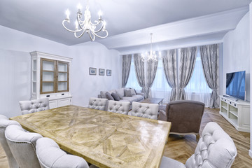 Obraz premium Living room interior in modern house. 