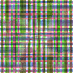 Colorful plaid seamless pattern