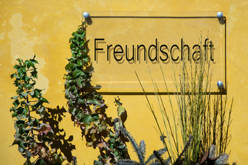 Schild 233 - Freundschaft