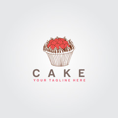 Cake Icon Logo