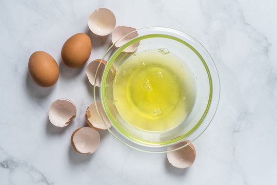 Separated Chicken Egg Whites