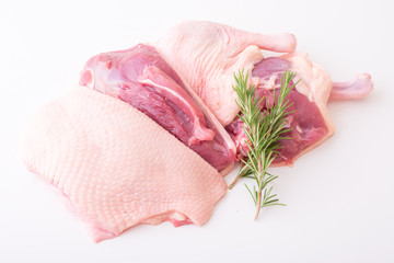 fresh duck meat