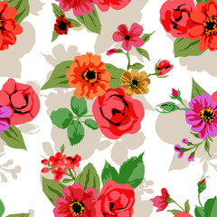 vibrant floral pattern